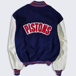 Detroit Pistons Vintage 90s DeLong Varsity Jacket